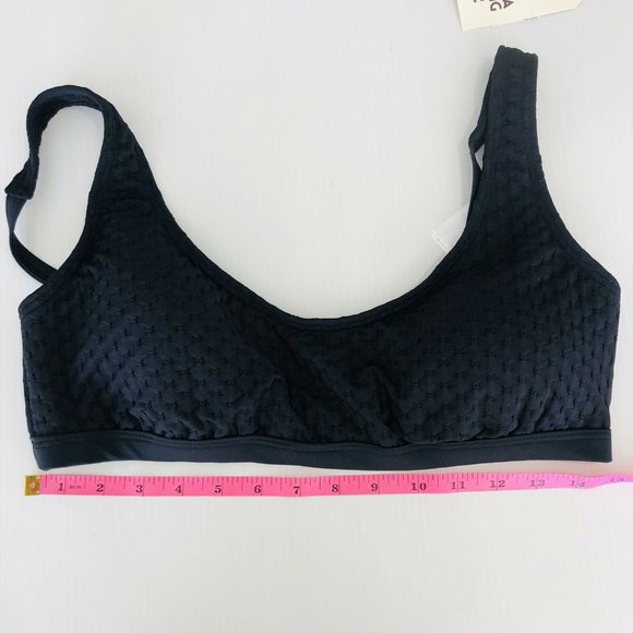 Billabong BNWT Lovelock D/DD Bralette Bikini Swimsuit Top Black Size 16 RRP $60 - Picture 8 of 9